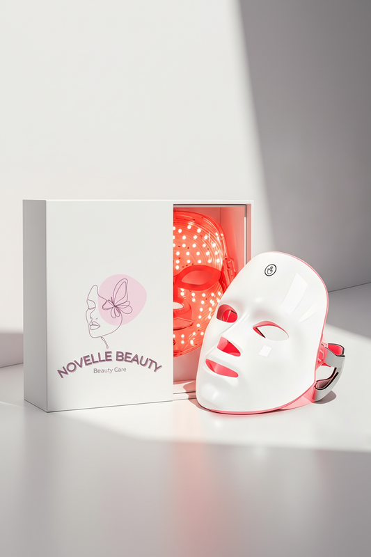 Novelle Beauty LED Mask with Box - Angled